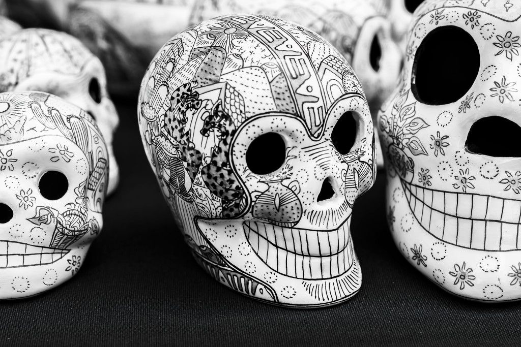 Day of the Dead skulls for sale