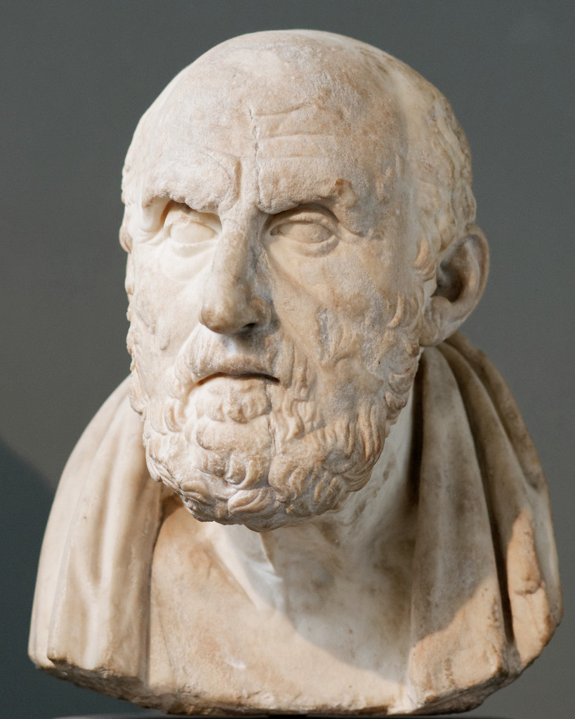 Chrysippus died of laughter.