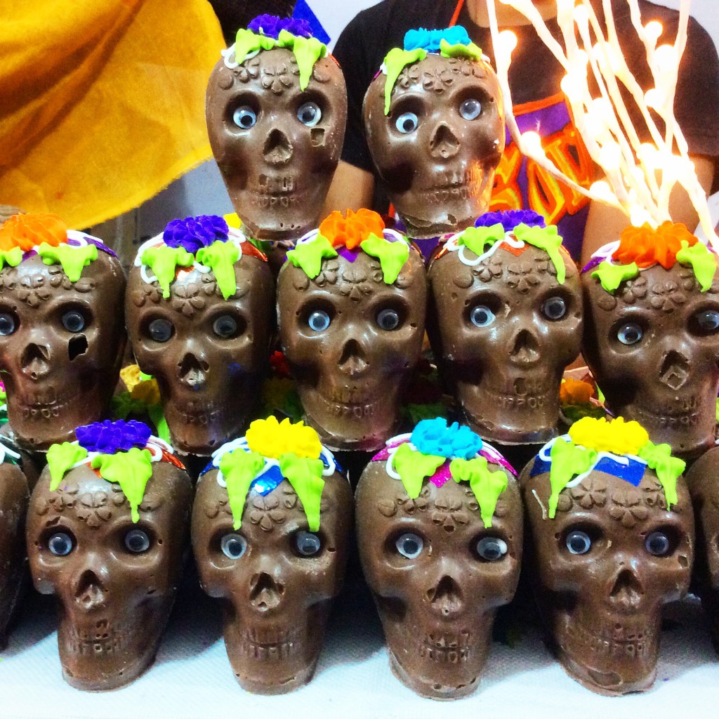 chocolate skulls 