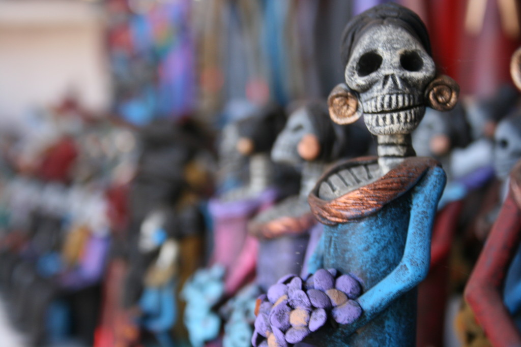 day of the dead sculpture