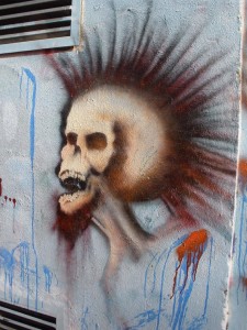 skull graffiti 