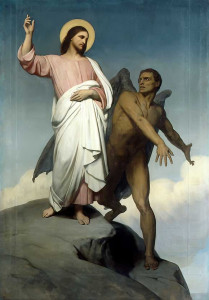The Temptation of Christ painting 