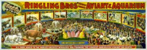 A Ringling Brothers poster from 1898