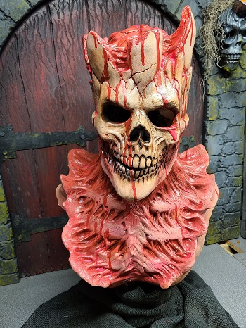 bloody skull mask